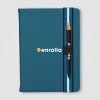 Set de Stylos Newport Recyclés Chevron avec Carnet Rechargeable – A5 (+4 Colour Inkjet)