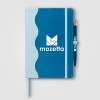 Carnet Grete à motif vagues + stylo - A5 (+Sérigraphie)