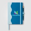 Carnet Grete à motif vagues + stylo - A5 (+Sérigraphie)