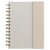 Organiseur Halden, papier FSC, carnet à spirales avec notes adhésives - B6 (+Sérigraphie)