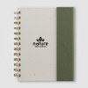 Organiseur Halden, papier FSC, carnet à spirales avec notes adhésives - B6 (+Sérigraphie)