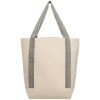 Niva Tote bag en toile de 340 gsm coton recyclé, poche avant - 12,25 L (+Sérigraphie)