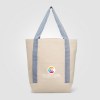 Niva Tote bag en toile de 340 gsm coton recyclé, poche avant - 12,25 L (+Sérigraphie)