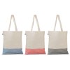 Sac fourre-tout Aro en coton recyclé micro-rayures – 9,7 L (+Sérigraphie)