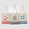 Sac fourre-tout Aro en coton recyclé micro-rayures – 9,7 L (+Sérigraphie)