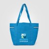 Sac fourre-tout Newport en polyester recyclé à rayures – 20 L (+Sérigraphie)