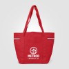 Sac fourre-tout Newport en polyester recyclé à rayures – 20 L (+Sérigraphie)