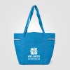 Sac fourre-tout Newport en polyester recyclé à rayures – 20 L (+Sérigraphie)