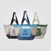 Sac fourre-tout Neri en maille recyclée pliable – 45 L (+Sérigraphie)