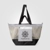 Sac fourre-tout Neri en maille recyclée pliable – 45 L (+Sérigraphie)