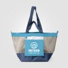 Sac fourre-tout Neri en maille recyclée pliable – 45 L (+Sérigraphie)