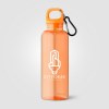 Gourde de vélo Doli, bouchon à vis avec mousqueton, rPET - 500 ml (+Sérigraphie)