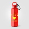 Gourde de vélo Doli, bouchon à vis avec mousqueton, rPET - 500 ml (+Sérigraphie)