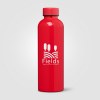 Gourde Norden, rPET brillant, monochrome, étanche - 680 ml (+Sérigraphie)