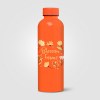 Gourde Norden, rPET brillant, monochrome, étanche - 680 ml (+Sérigraphie)