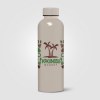 Gourde Norden, rPET brillant, monochrome, étanche - 680 ml (+Sérigraphie)
