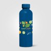 Gourde Norden, rPET brillant, monochrome, étanche - 680 ml (+Sérigraphie)