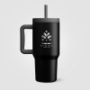 Mug Grosche Aspen, acier inoxydable, triple paroi isolante, avec paille - 945 ml (+Sérigraphie)