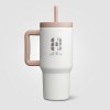 Mug Grosche Aspen, acier inoxydable, triple paroi isolante, avec paille - 945 ml (+Sérigraphie)