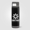 Bouteille Grosche Alpine, acier inoxydable, paille amovible, bouchon flip n’ sip - 590 ml (+Sérigraphie)