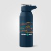 Gourde de sport Lyse en acier inoxydable recyclé – 710 ml (+Sérigraphie)