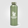 Gourde Astrid en acier inoxydable recyclé – Finition métallisée – 710 ml (+Sérigraphie)