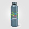 Gourde Astrid en acier inoxydable recyclé – Finition métallisée – 710 ml (+Sérigraphie)