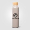 Gourde Eden en aluminium avec couvercle en bambou – 590 ml (+Sérigraphie)