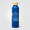 Gourde Eden en aluminium avec couvercle en bambou – 590 ml (+Sérigraphie)