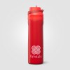 Gourde Lynk en acier inoxydable à paille rabattable – 690 ml (+Sérigraphie)