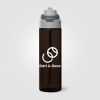 Gourde Lynk en rPET à paille rabattable – 830 ml (+Sérigraphie)