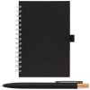 Set carnet Terra A5 à spirales, couverture rigide en carton de lait recyclé & stylo Reborn (+4 Colour Inkjet)