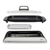 Plancha grill avec couvercle