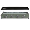 Plancha gaz 4 brûleurs