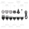 Set tondeuse électrique multifonction