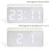 Présentoir de 12 réveils LED