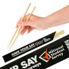 Baguettes en bambou jetables