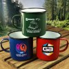 Tasses en émail de qualité supérieure (568ml/20oz) - Blanc