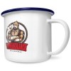 Tasses en émail de qualité supérieure (568ml/20oz) - Blanc