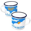 Tasses en émail de qualité supérieure (568ml/20oz) - Blanc