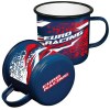 Tasses en émail de qualité supérieure (568ml/20oz) - Blanc