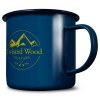 Tasses en émail de qualité supérieure (568ml/20oz) - Blanc