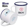 Tasses en émail de qualité supérieure (285ml/10oz) - Blanc