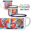 Tasses en émail de qualité supérieure (285ml/10oz) - Blanc