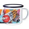 Tasses en émail de qualité supérieure (285ml/10oz) - Blanc