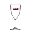 Verre à vin en plastique réutilisable (312ml/11oz)