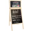 Tableau d'affichage des menus de table avec insert supérieur interchangeable