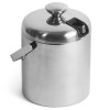 Seau à glace isolé en acier inoxydable et pince (1,25 litre)