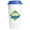 Tasse à café à emporter en plastique à double paroi (455ml/16oz)
