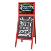 Menu A-Board Avec Insert Supérieur Modifiable - Grand